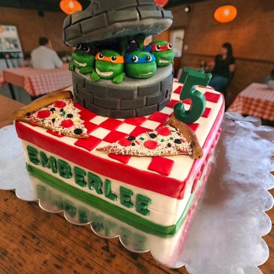 Ninja Turtles pizza party